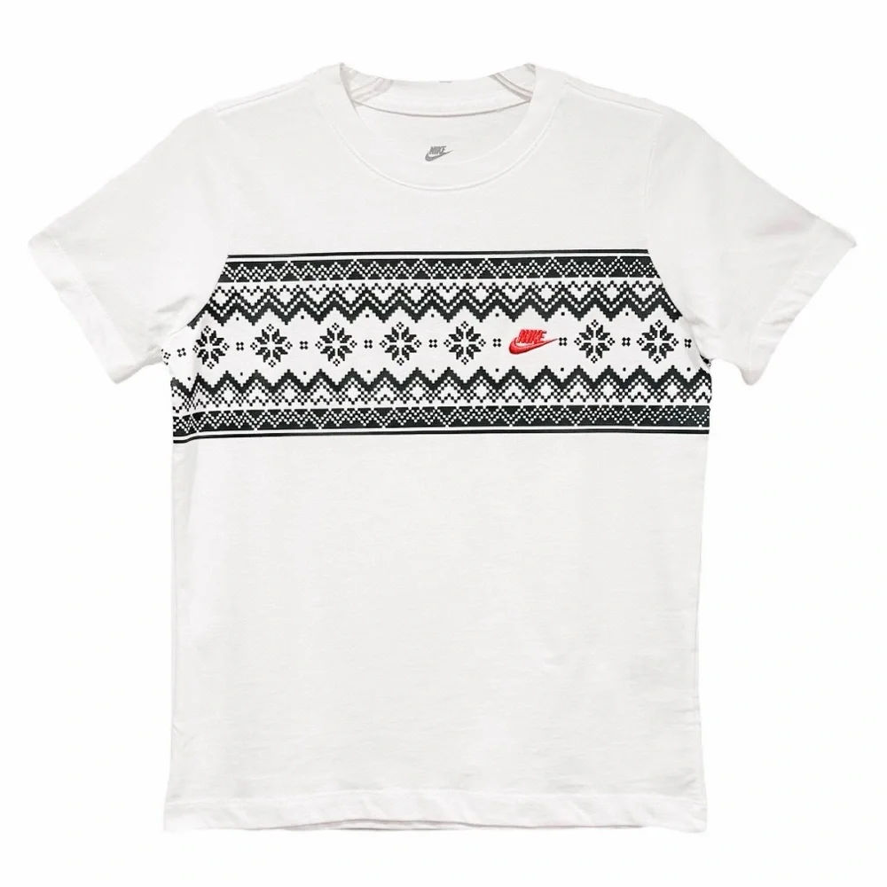 Nike Sportswear Fair Isle Crewneck T-Shirt Big Kids Unisex